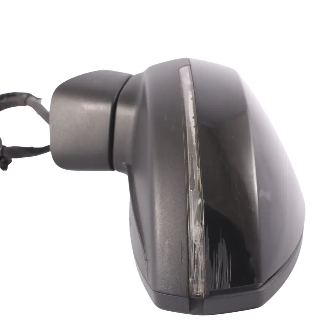 Audi A3 8V Wing Mirror Electric Door Left N/S Outside Brilliant Black - Y9B - SKU RHD-8V2857409F-BBL - Part number 8V2857409F