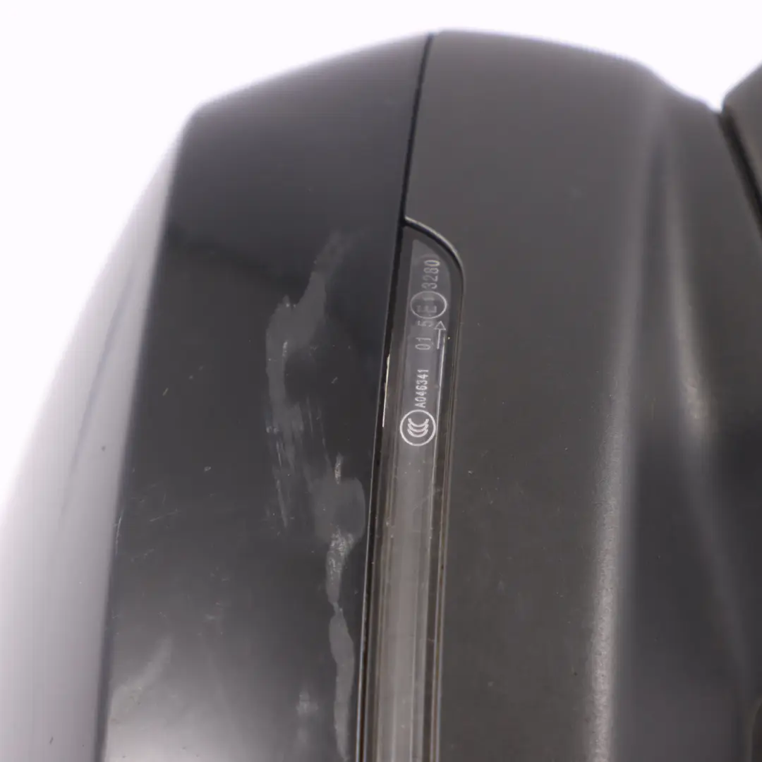 Audi A3 8V Wing Mirror Electric Door Right O/S Outside Brilliant Black - Y9B - SKU RHD-8V2857410F-BBL - Part number 8V2857410F