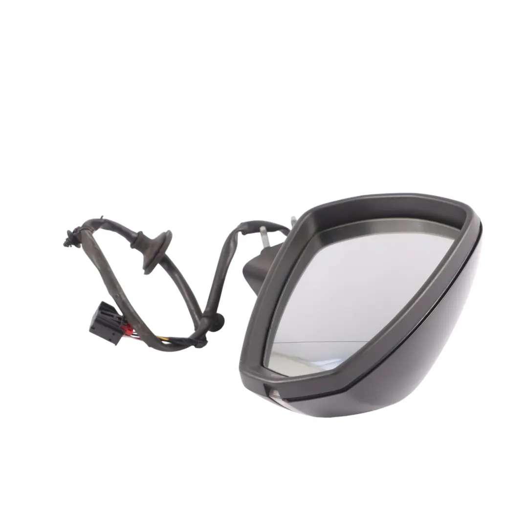 Audi A3 8V Wing Mirror Electric Door Right O/S Outside Brilliant Black - Y9B - SKU RHD-8V2857410F-BBL - Part number 8V2857410F