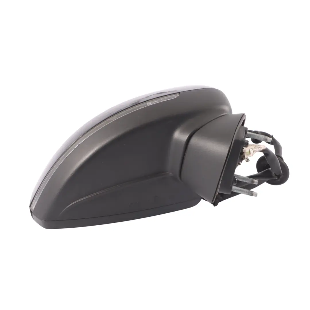 Audi A3 8V Wing Mirror Electric Door Right O/S Outside Brilliant Black - Y9B - SKU RHD-8V2857410F-BBL - Part number 8V2857410F
