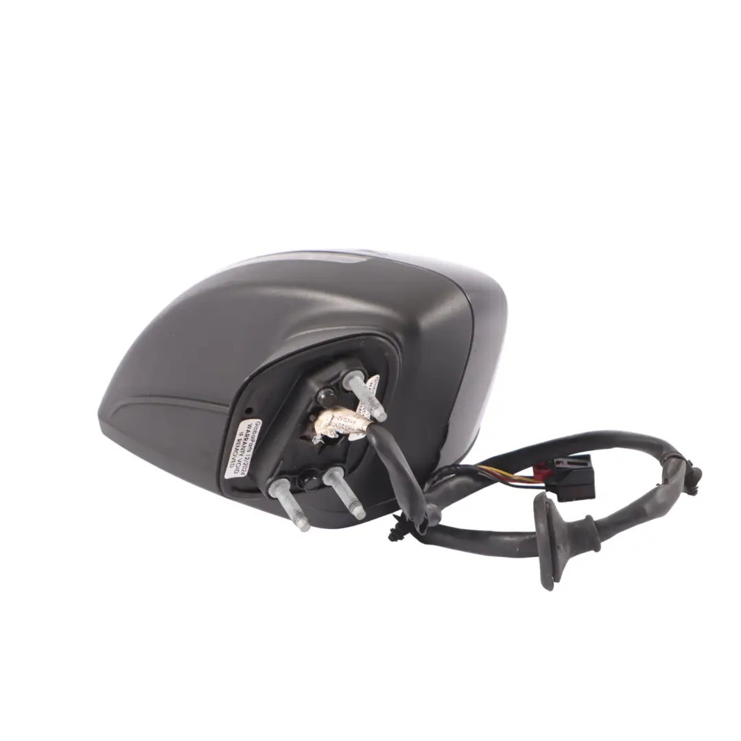 Audi A3 8V Wing Mirror Electric Door Right O/S Outside Brilliant Black - Y9B - SKU RHD-8V2857410F-BBL - Part number 8V2857410F