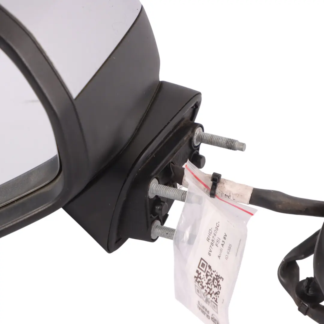 Audi A3 8V Electric Door Mirror Wing Left N/S Foil Silver - Z7G 4G2857409AE - SKU RHD-8V7857409C-FSI - Part number 8V7857409C