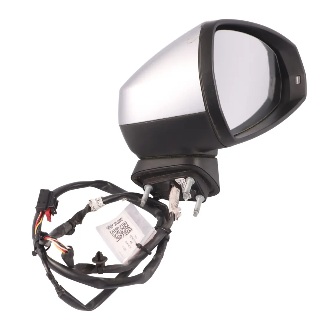 Audi A3 8V Electric Door Mirror Wing Right O/S Foil Silver - Z7G - SKU RHD-8V7857410C-FSI - Part number 8V7857410C