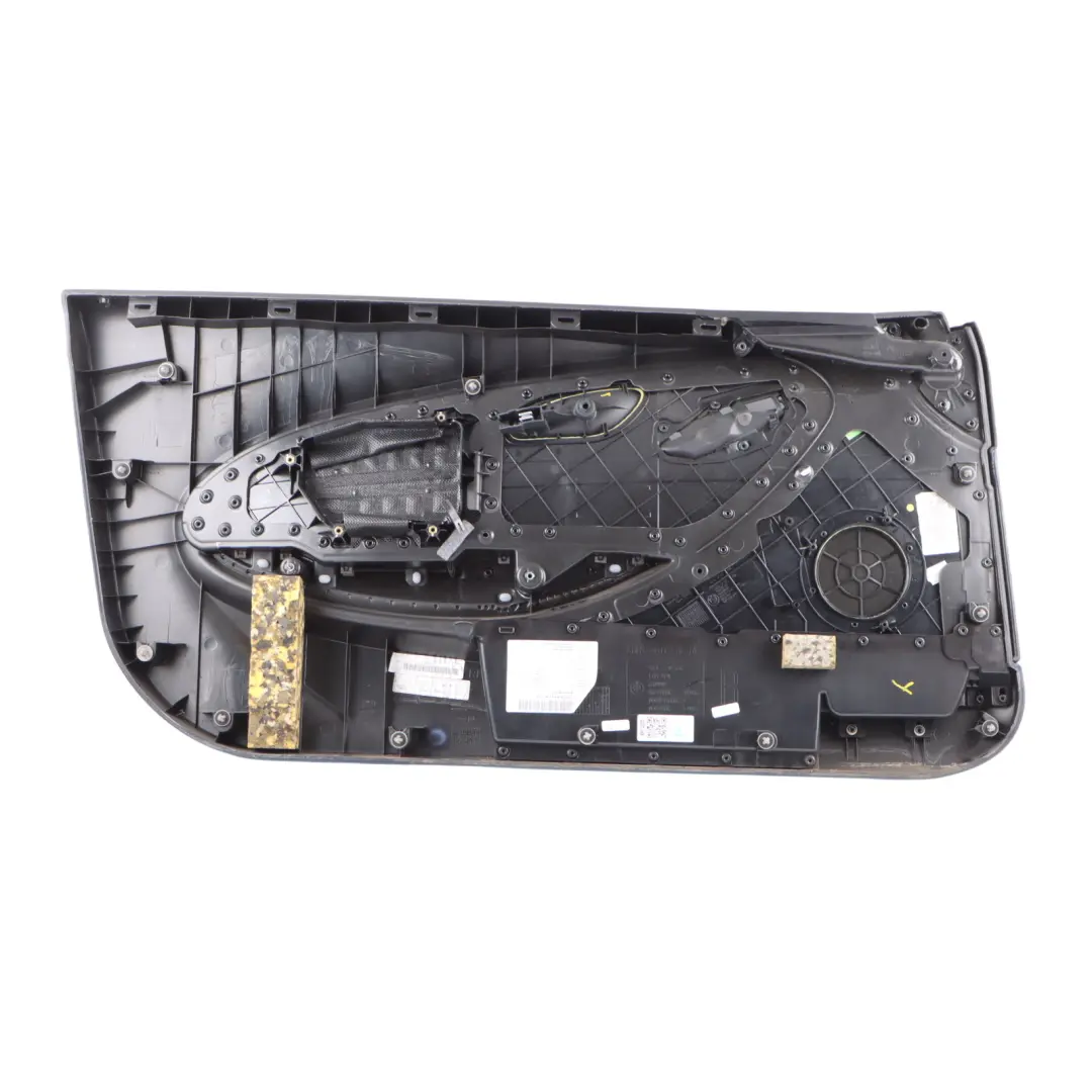 BMW 6 E63 E64 Front Right O/S Door Card Trim Panel Black Leather Dakota - SKU rhd-9138404 - Part number 9138404