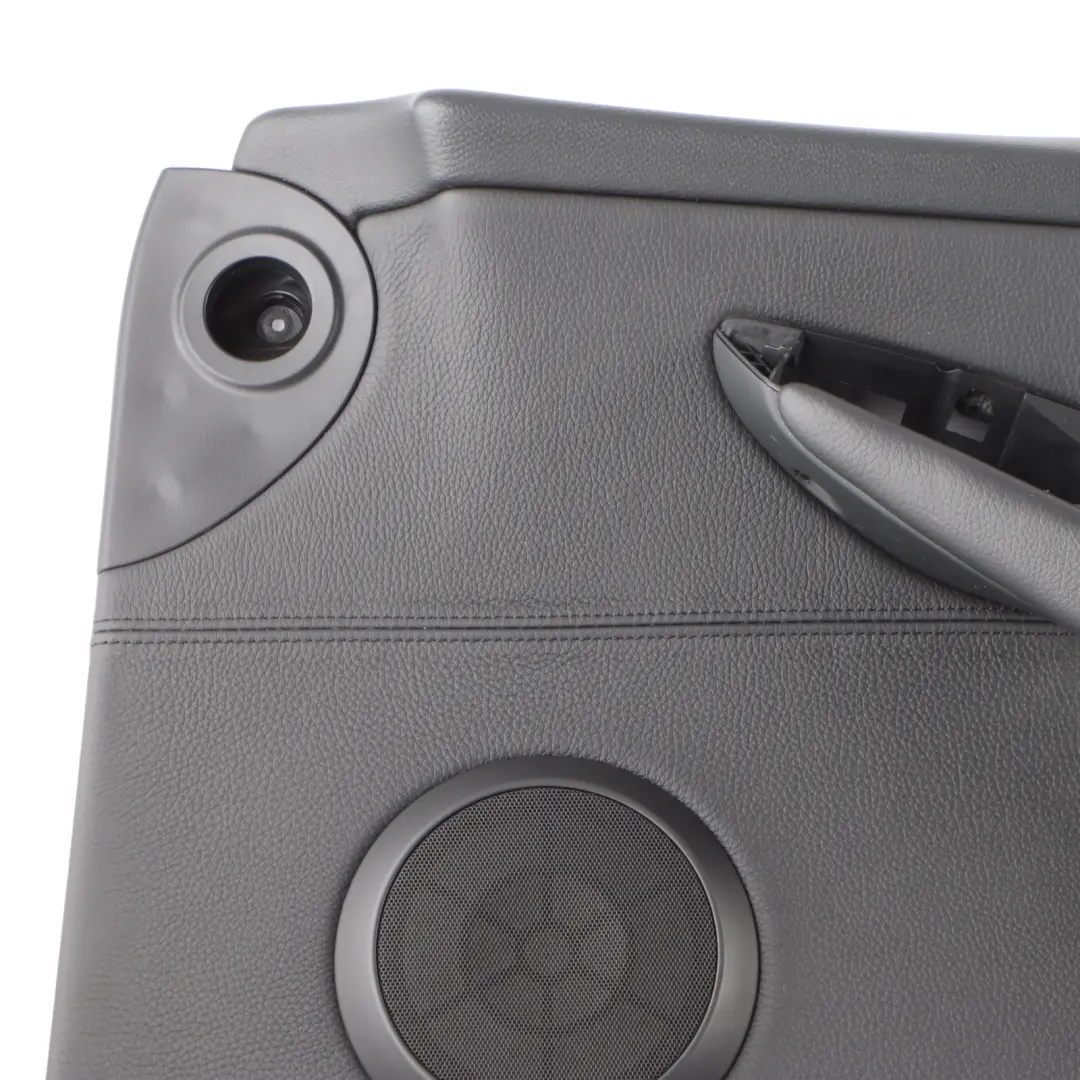 BMW 6 E63 E64 Front Right O/S Door Card Trim Panel Black Leather Dakota - SKU rhd-9138404 - Part number 9138404