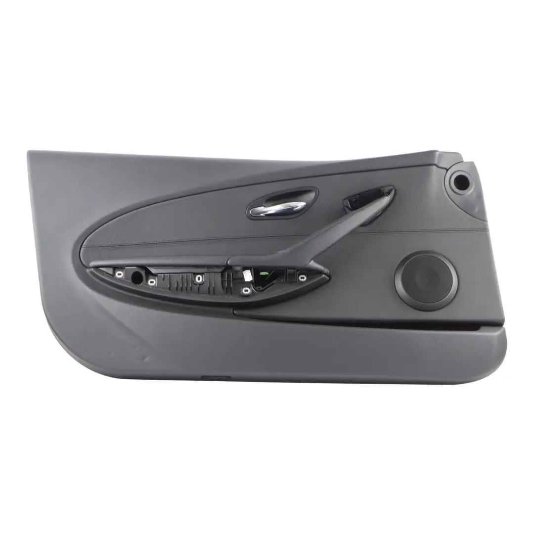 Front Left N/S Door Card Trim Panel Black Leather Dakota to BMW 6 E63 E64 with Part number 9138405 BMW 6 E63 E64 Front Left N/S Door Card Trim Panel Black Leather Dakota - SKU rhd-9138405 - Part number 9138405