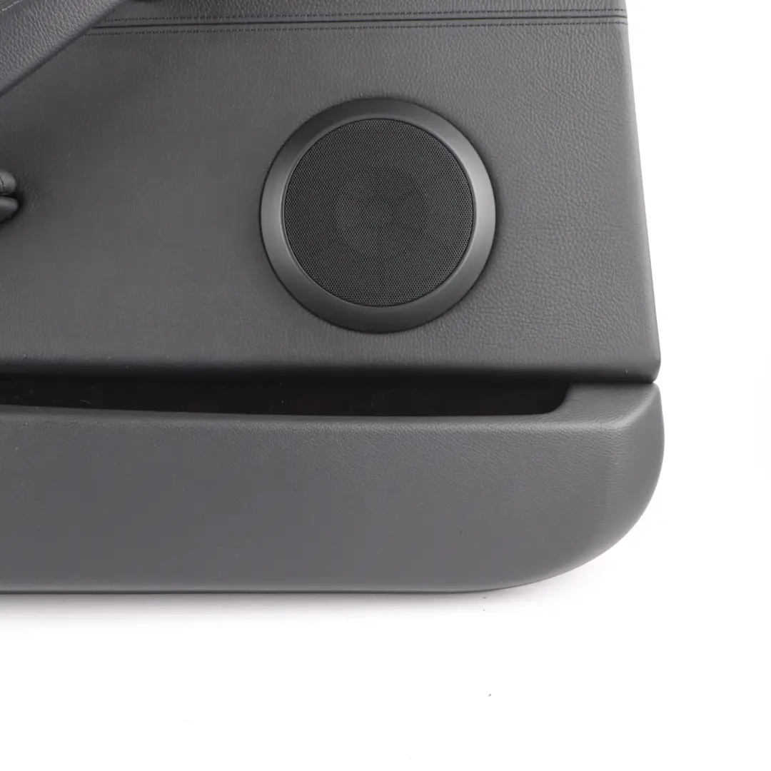 BMW 6 E63 E64 Front Left N/S Door Card Trim Panel Black Leather Dakota - SKU rhd-9138405 - Part number 9138405