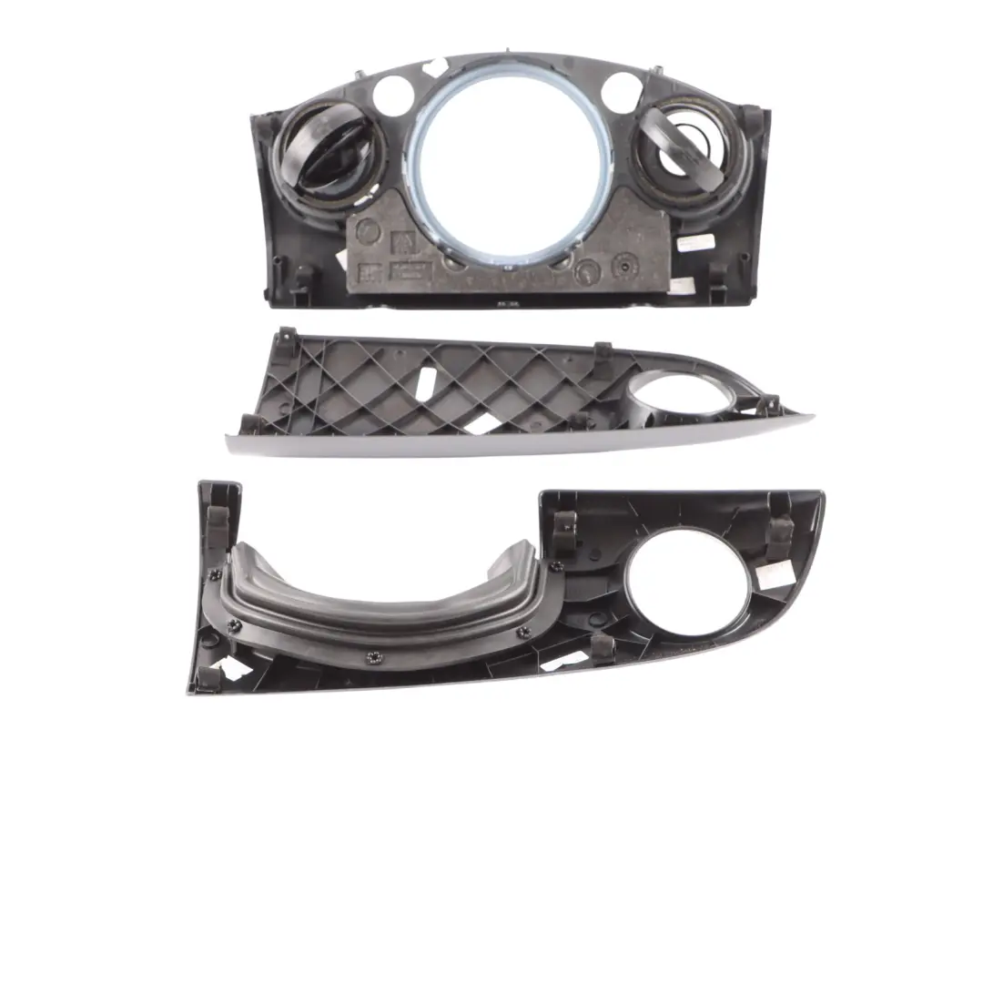 BMW Mini 3 R50 R52 R53 Set Dashboard Panel Trim Strip Cover Anthracite - SKU rhd-9146314-3 - Part number 9146314