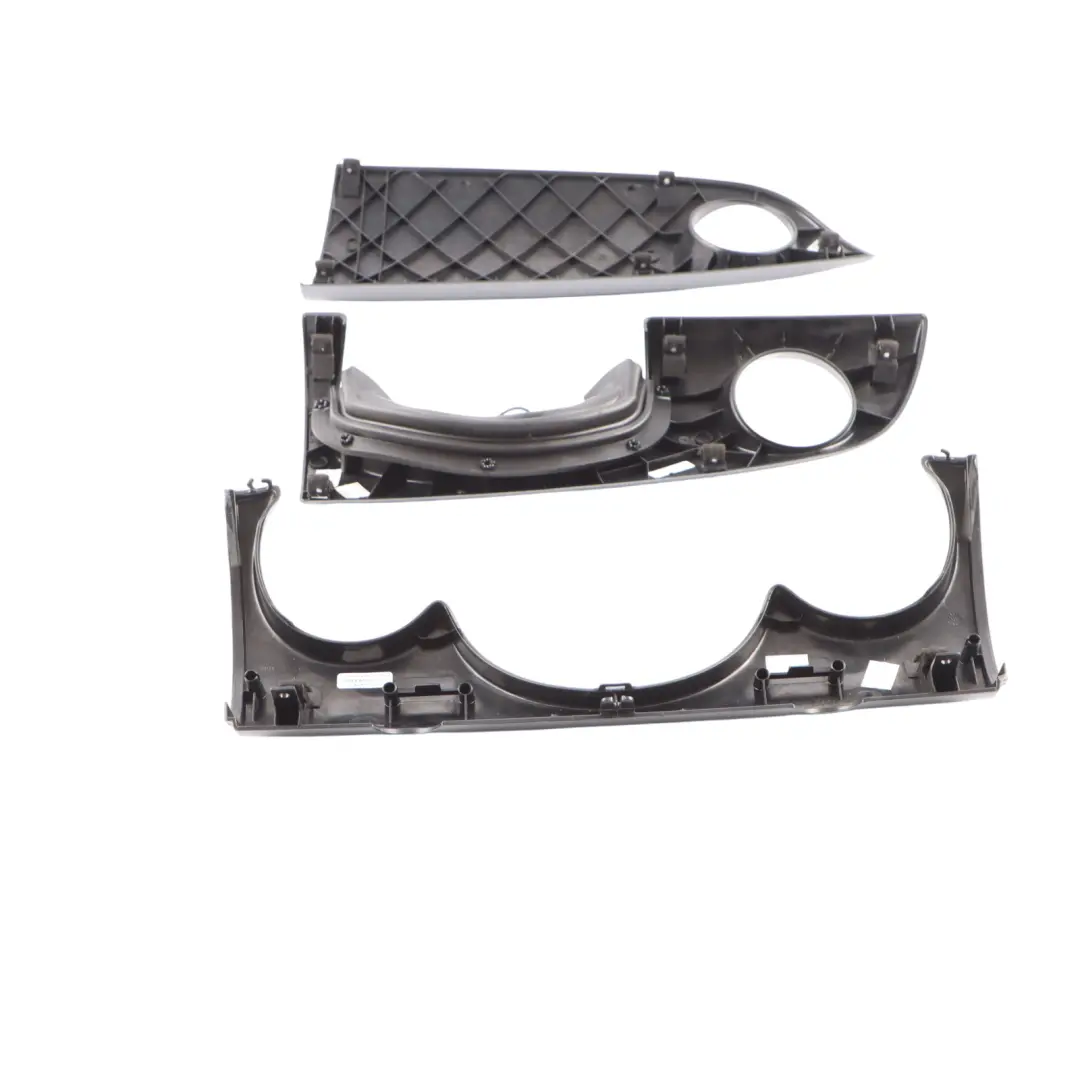 Set Dashboard Panel Trim Strip Cover Anthracite to Mini Cooper R50 R53 with Part number 9146314 Mini Cooper R50 R53 Set Dashboard Panel Trim Strip Cover Anthracite - SKU RHD-9146314-8 - Part number 9146314