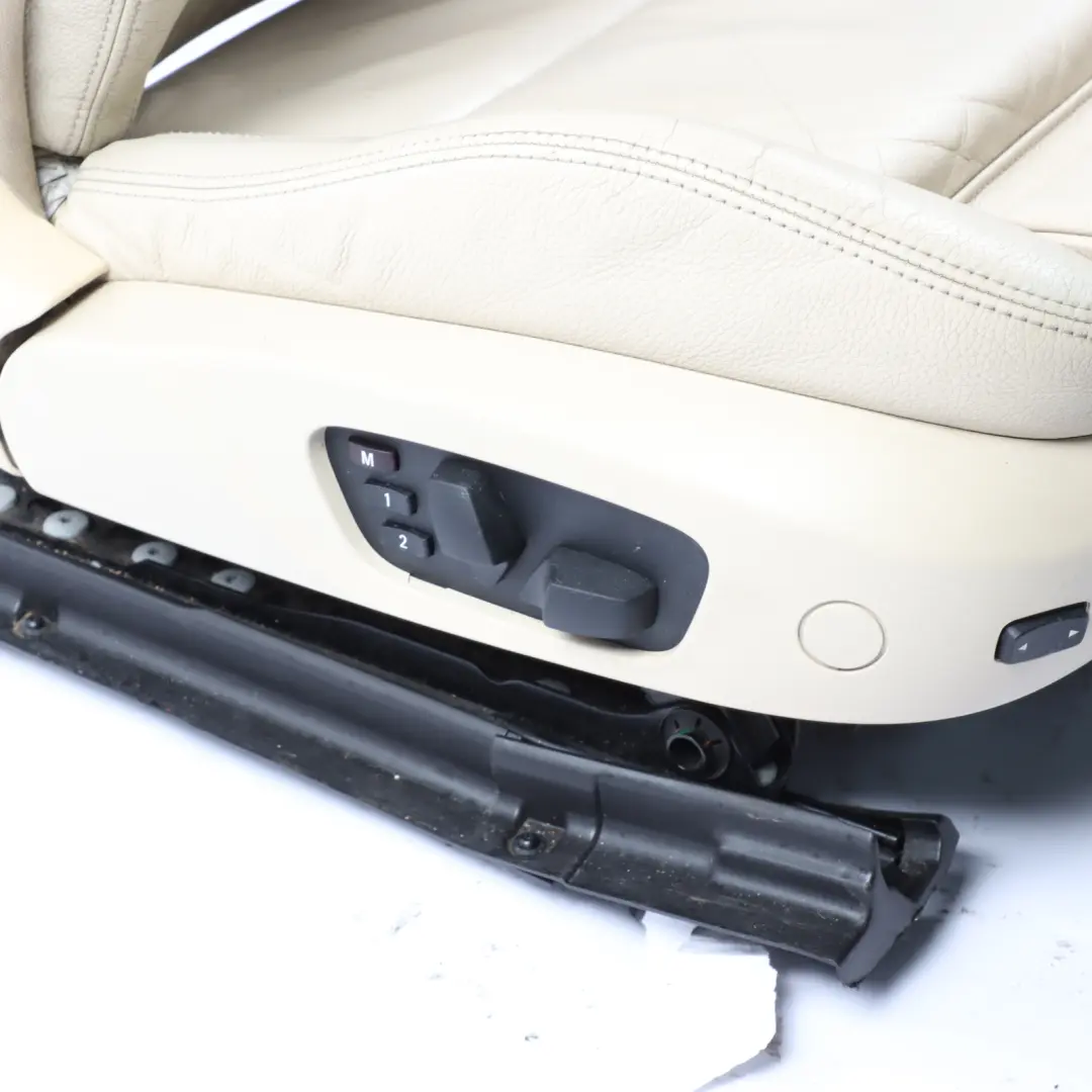 Front Right O/S Memory Leather Cream Beige to BMW E93 Convertible Sport Seat with Part number 9148876 BMW E93 Convertible Sport Seat Front Right O/S Memory Leather Cream Beige - SKU RHD-9148876-1 - Part number 9148876
