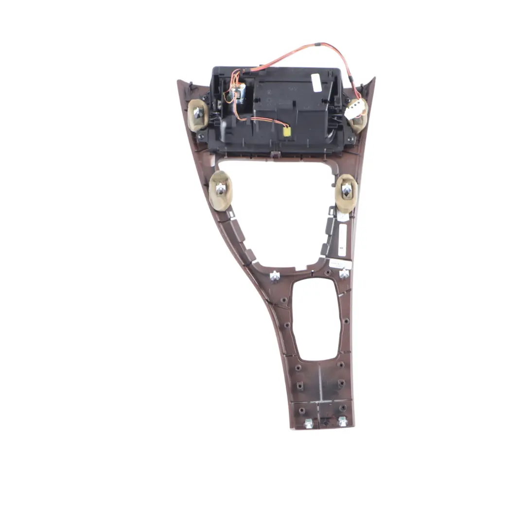 BMW E92 Center Console Trim Decorative Gear Lever Frame Ashtray Nutwood - SKU RHD-9170898 - Part number 9170898