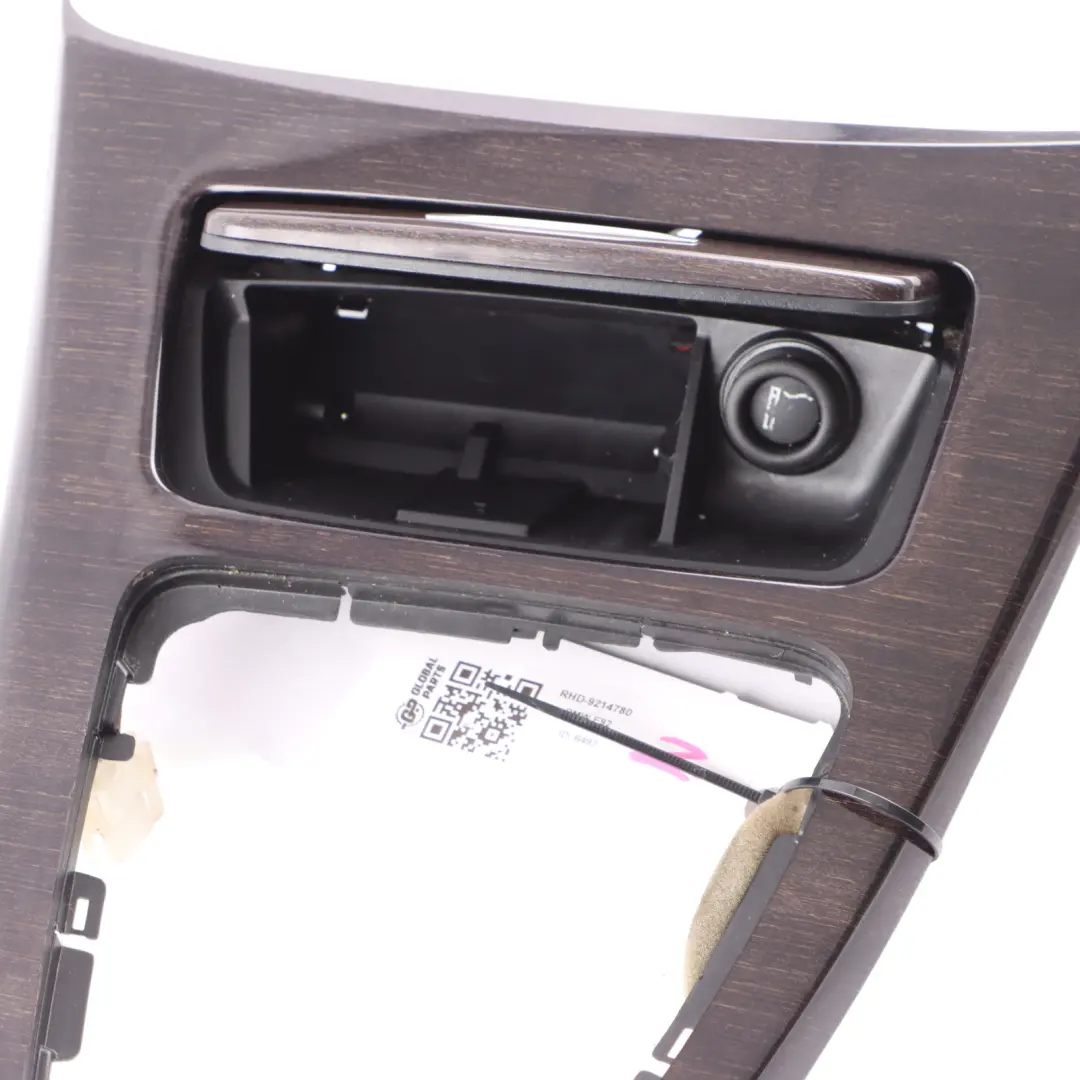 BMW E92 LCI Centre Console Trim Ashtray Interior iDrive Variegated Bamboo - SKU RHD-9214780 - Part number 9214780