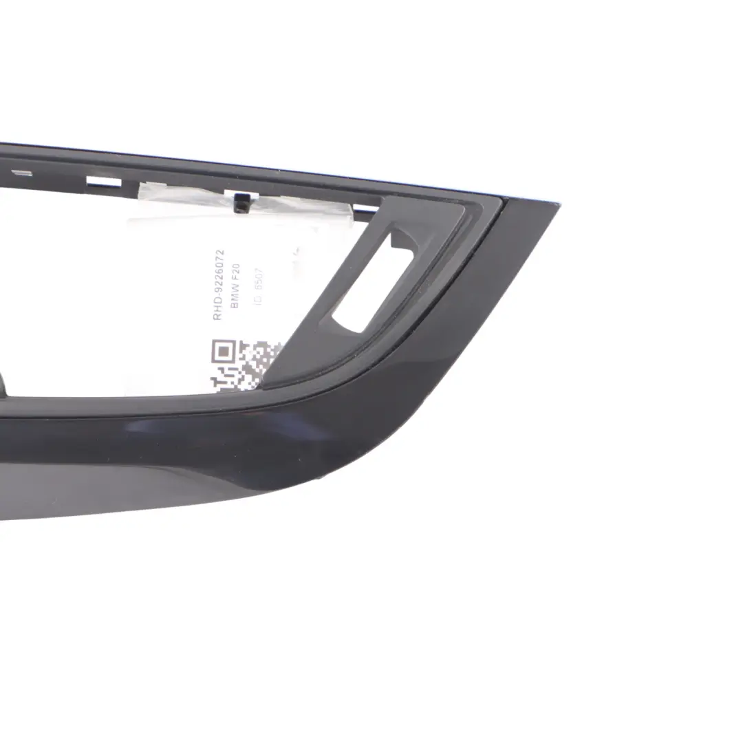 Dashboard Trim Air Vent Right O/S Cover Black Glossy Oxid Silver to BMW F20 F21 with Part number 9226072 BMW F20 F21 Dashboard Trim Air Vent Right O/S Cover Black Glossy Oxid Silver - SKU RHD-9226072 - Part number 9226072
