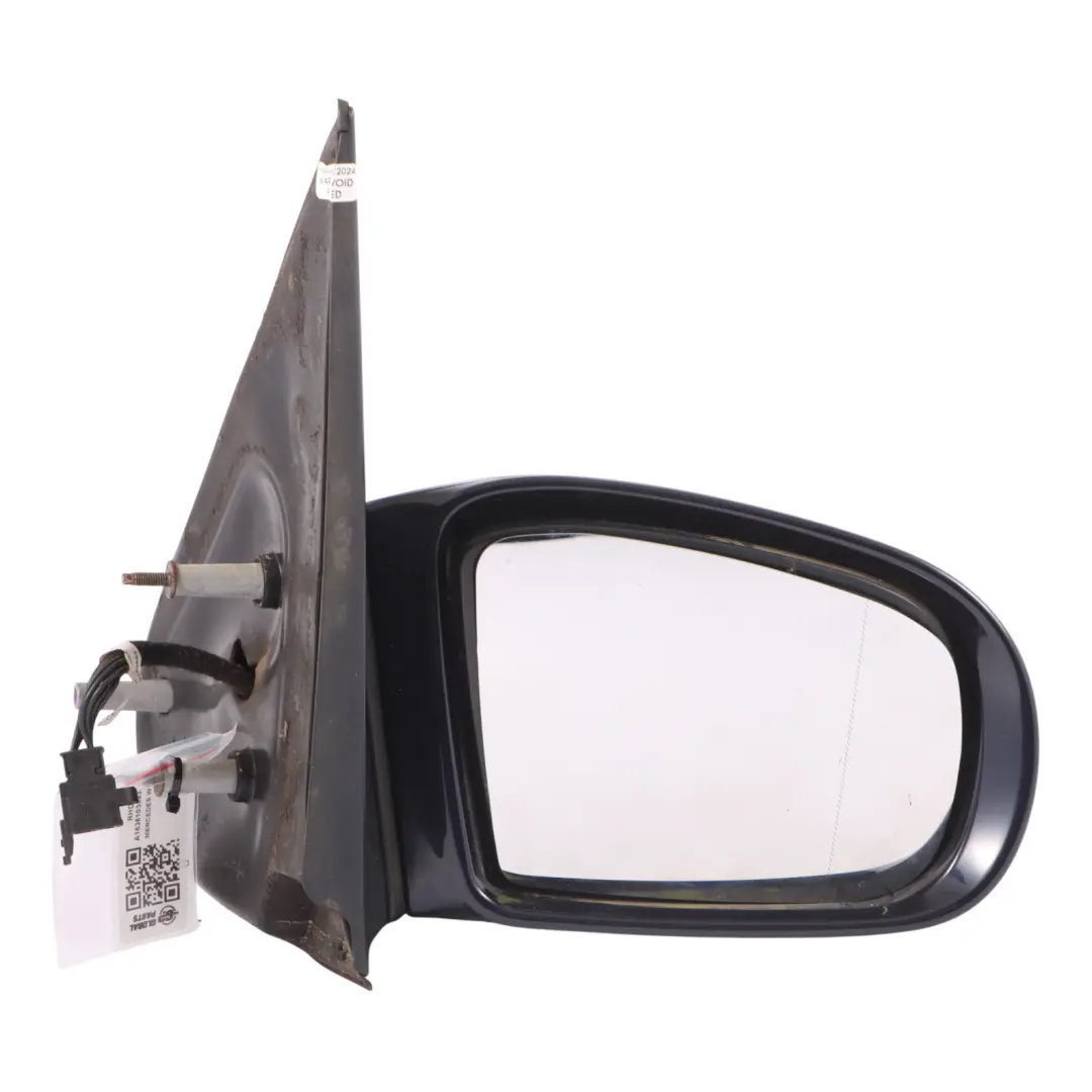 Wing Mirror Outside Right O/S Power Fold Tanzanite Blue - 359 to Mercedes W163 with Part number A1638103593 Mercedes W163 Wing Mirror Outside Right O/S Power Fold Tanzanite Blue - 359 - SKU RHD-A1638103593-TB - Part number A1638103593