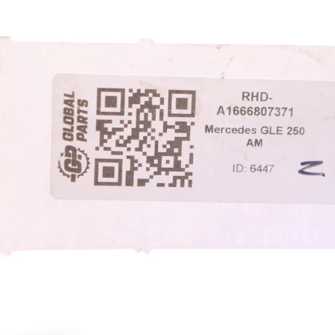 Mercedes W166 Dashboard Trim Bar Left N/S - SKU RHD-A1666807371 - Part number A1666807371