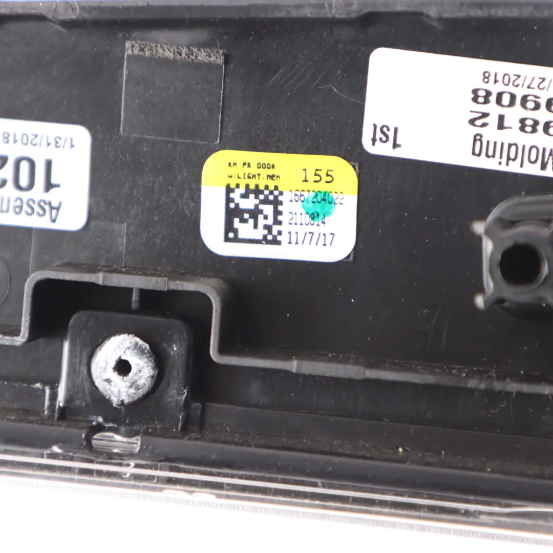 Front Door Handle Trim Strip Cover Panel Right O/S to Mercedes W166 with Part number A1667204022 Mercedes W166 Front Door Handle Trim Strip Cover Panel Right O/S - SKU RHD-A1667204022 - Part number A1667204022