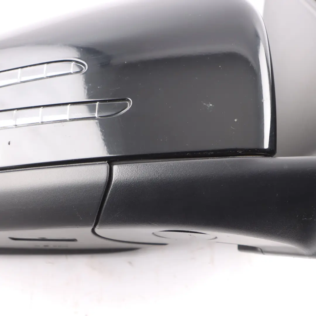 Mercedes ML W166 Wing Mirror Right O/S Power Fold Auto Dim Black - 040 - SKU RHD-A1668100001-BLK - Part number A1668100001