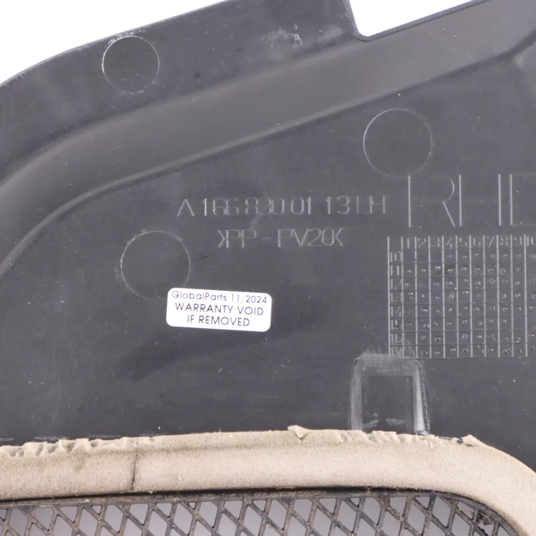 Scuttle Engine Bay Air Intake Cover Panel to Mercedes W166 with Part number A1668300113 Mercedes W166 Scuttle Engine Bay Air Intake Cover Panel - SKU RHD-A1668300113 - Part number A1668300113