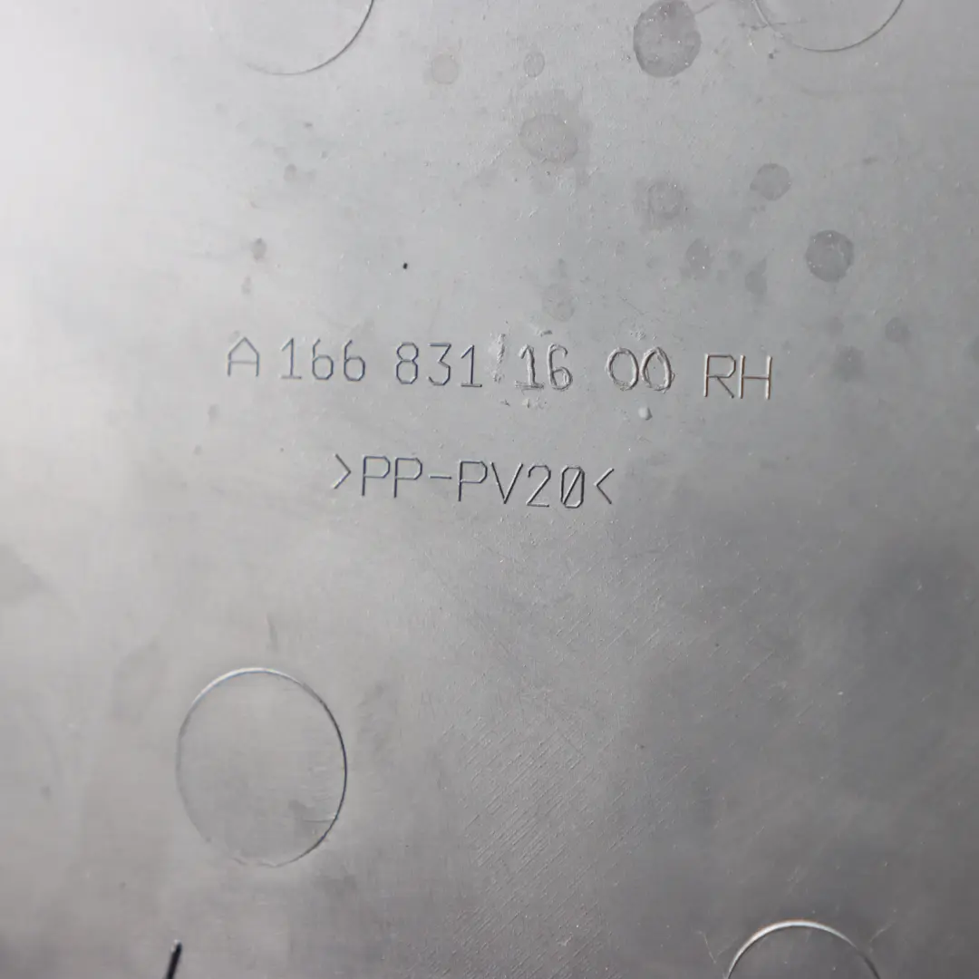 Trim Engine Bay Cover Panel Hood Bonnet to Mercedes W166 with Part number A1668311600 Mercedes W166 Trim Engine Bay Cover Panel Hood Bonnet - SKU RHD-A1668311600 - Part number A1668311600