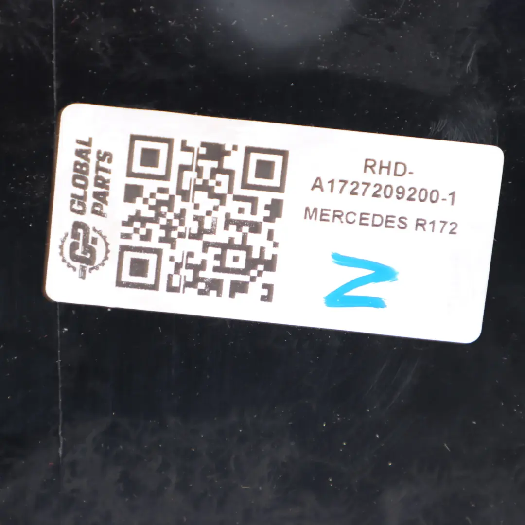Mercedes R172 Door Card Panel Right O/S Leather Black - SKU RHD-A1727209200-1 - Part number A1727209200
