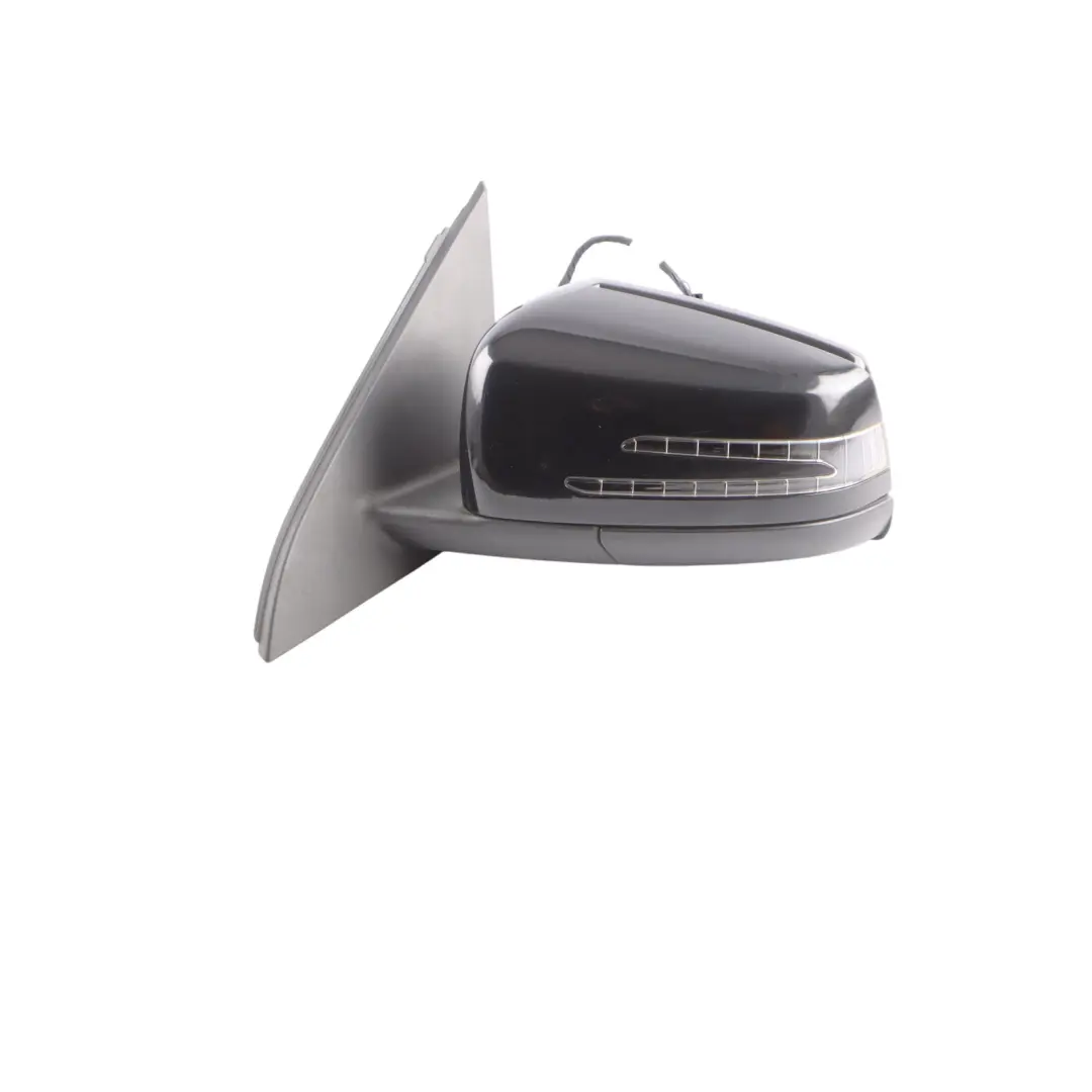 Mercedes W176 Mirror Wing Door Left N/S Outside Black - SKU RHD-A1768100176-BLK - Part number A1768100176
