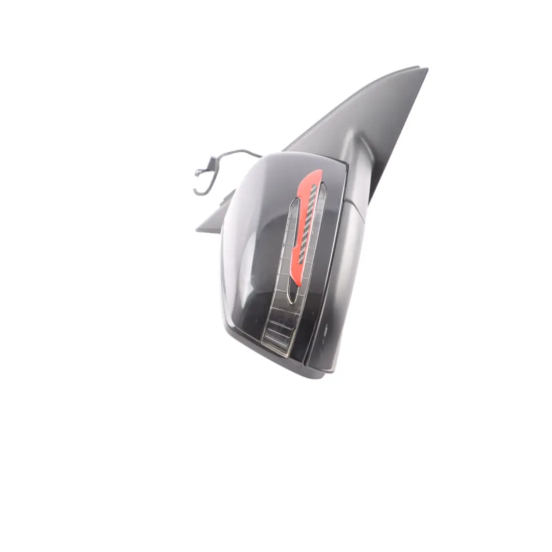 Wing Mirror Door Right O/S Outside Kosmos Black Metallic - 191 to Mercedes W176 with Part number A1768100216 Mercedes W176 Wing Mirror Door Right O/S Outside Kosmos Black Metallic - 191 - SKU RHD-A1768100216-KB - Part number A1768100216