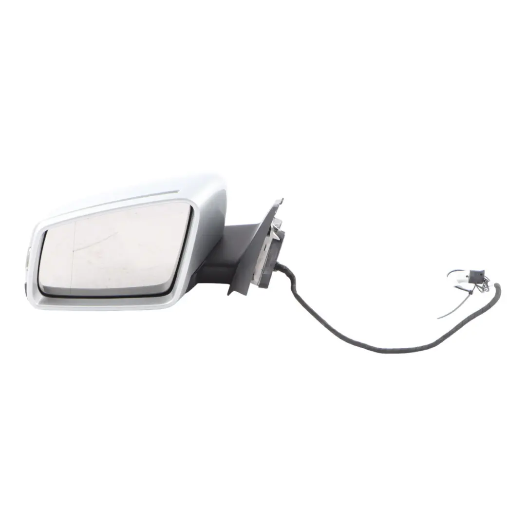 Wing Mirror Outside Power Fold Door Left N/S Polar Silver - 761 to Mercedes W176 with Part number A1768100300 Mercedes W176 Wing Mirror Outside Power Fold Door Left N/S Polar Silver - 761 - SKU rhd-A1768100300-PLS - Part number A1768100300