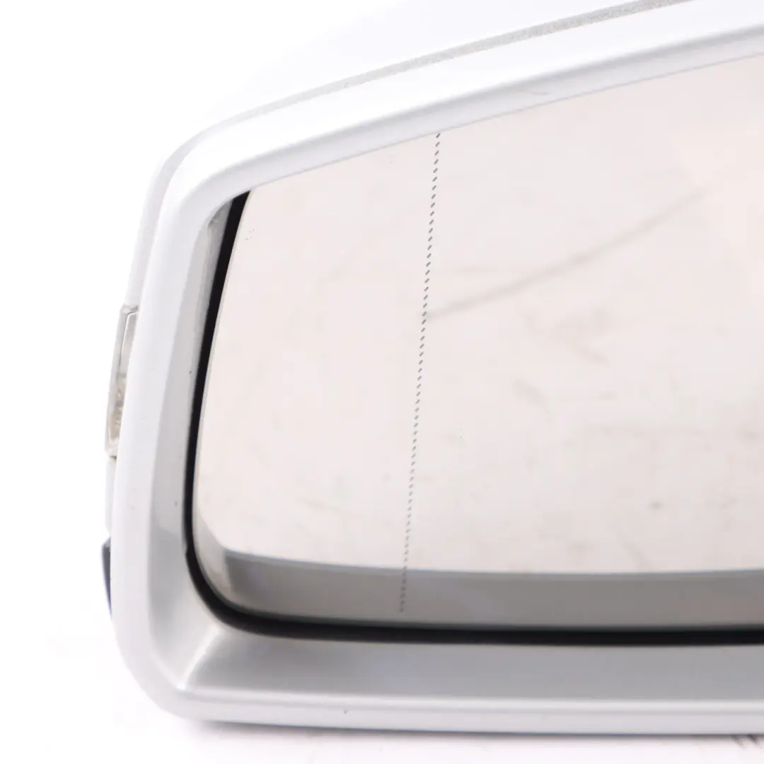 Mercedes W176 Wing Mirror Outside Power Fold Door Left N/S Polar Silver - 761 - SKU rhd-A1768100300-PLS - Part number A1768100300