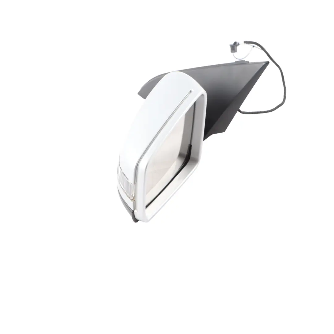 Mercedes W176 Wing Mirror Outside Power Fold Door Left N/S Polar Silver - 761 - SKU rhd-A1768100300-PLS - Part number A1768100300