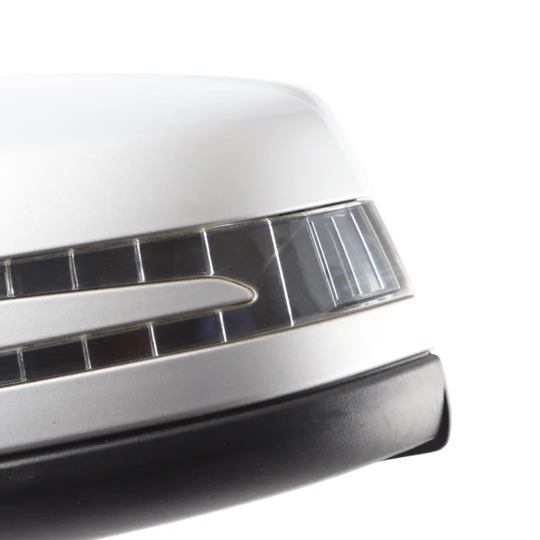 Wing Mirror Outside Power Fold Door Left N/S Polar Silver - 761 to Mercedes W176 with Part number A1768100300 Mercedes W176 Wing Mirror Outside Power Fold Door Left N/S Polar Silver - 761 - SKU rhd-A1768100300-PLS - Part number A1768100300