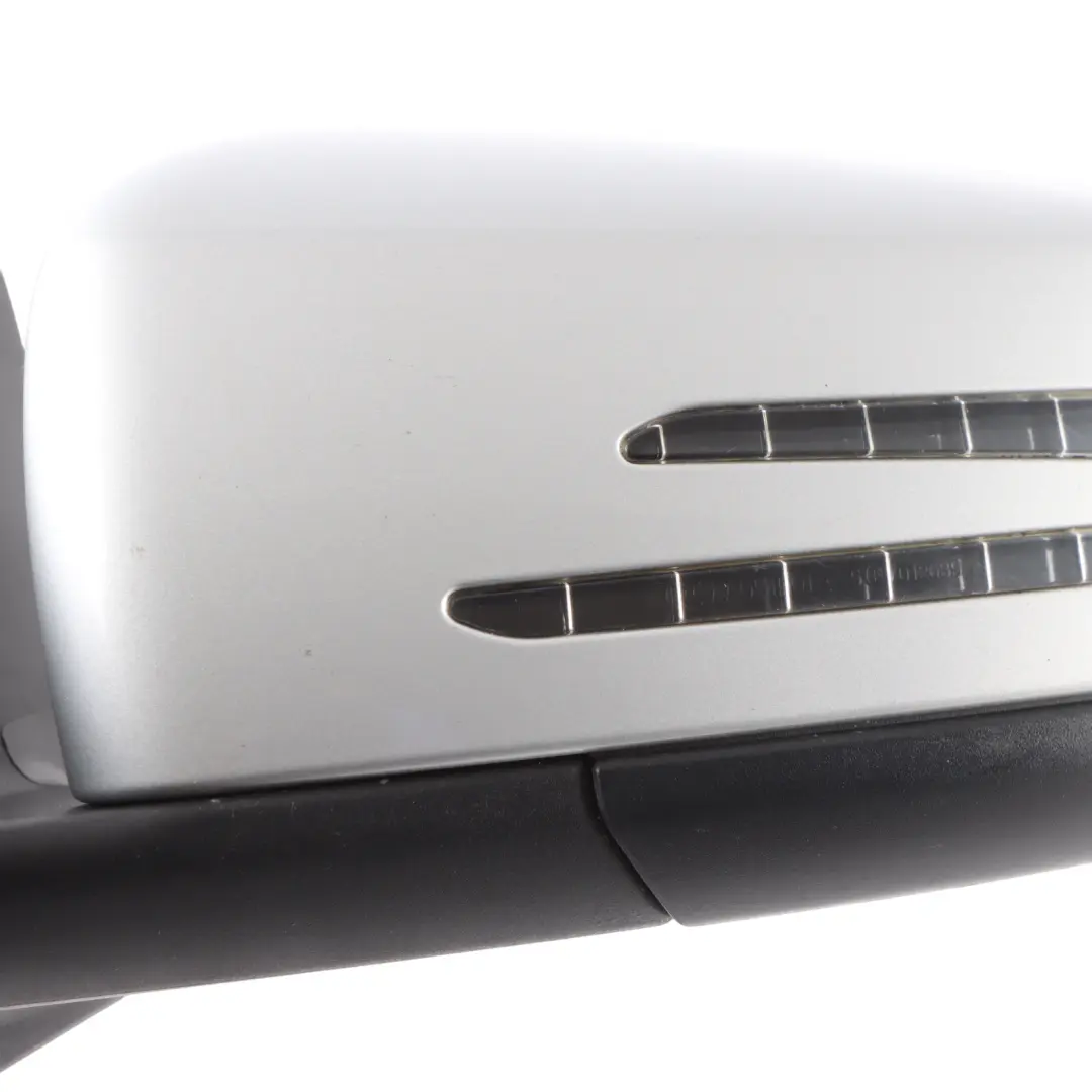 Mercedes W176 Wing Mirror Outside Power Fold Door Left N/S Polar Silver - 761 - SKU rhd-A1768100300-PLS - Part number A1768100300