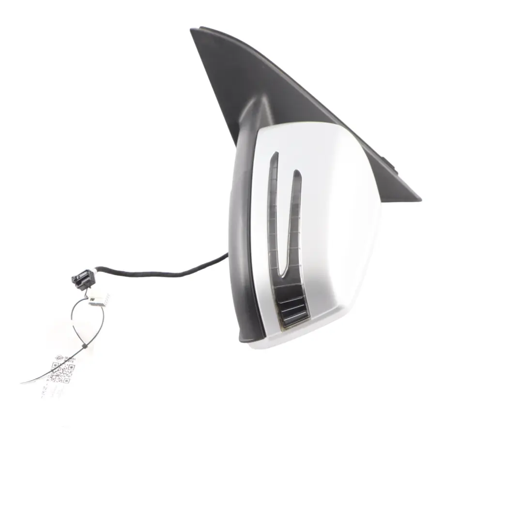 Mercedes W176 Wing Mirror Outside Power Fold Door Left N/S Polar Silver - 761 - SKU rhd-A1768100300-PLS - Part number A1768100300