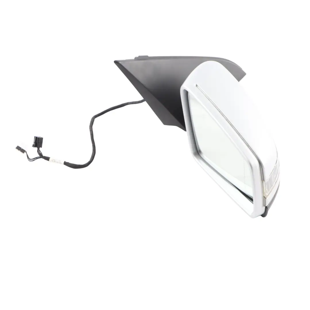 Mercedes W176 Wing Mirror Door Right O/S Outside Power Fold Polar Silver - 761 - SKU rhd-A1768100400-PLS - Part number A1768100400