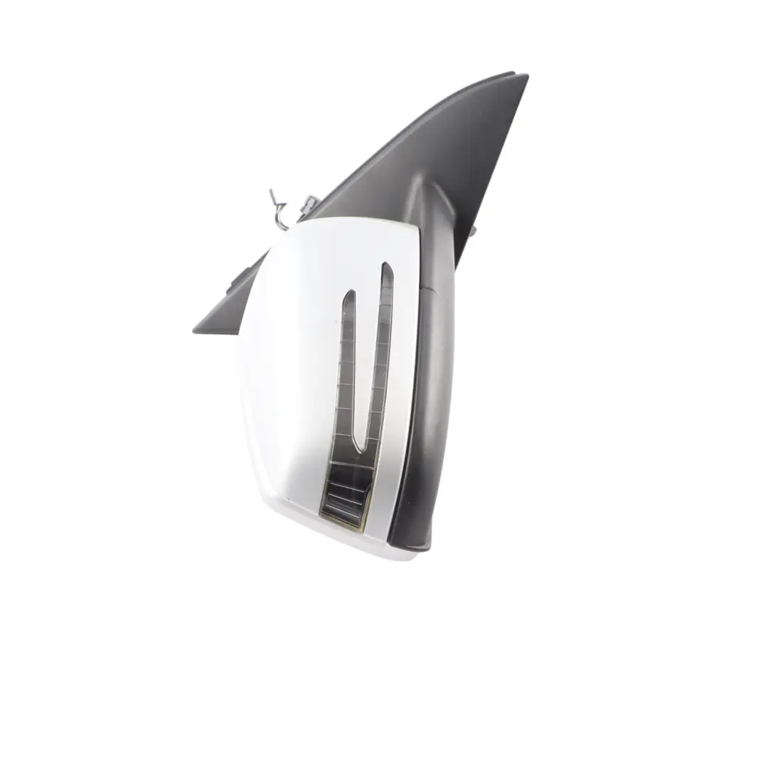 Mercedes W176 Wing Mirror Door Right O/S Outside Power Fold Polar Silver - 761 - SKU rhd-A1768100400-PLS - Part number A1768100400