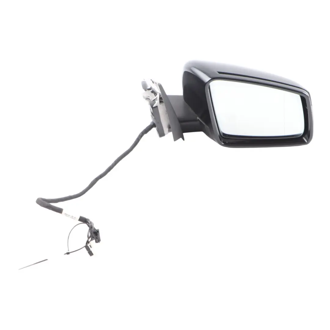 Wing Mirror Door Right O/S Power Fold Kosmos Black Metallic - 191 to Mercedes W176 with Part number A1768100476 Mercedes W176 Wing Mirror Door Right O/S Power Fold Kosmos Black Metallic - 191 - SKU rhd-A1768100476-KB - Part number A1768100476