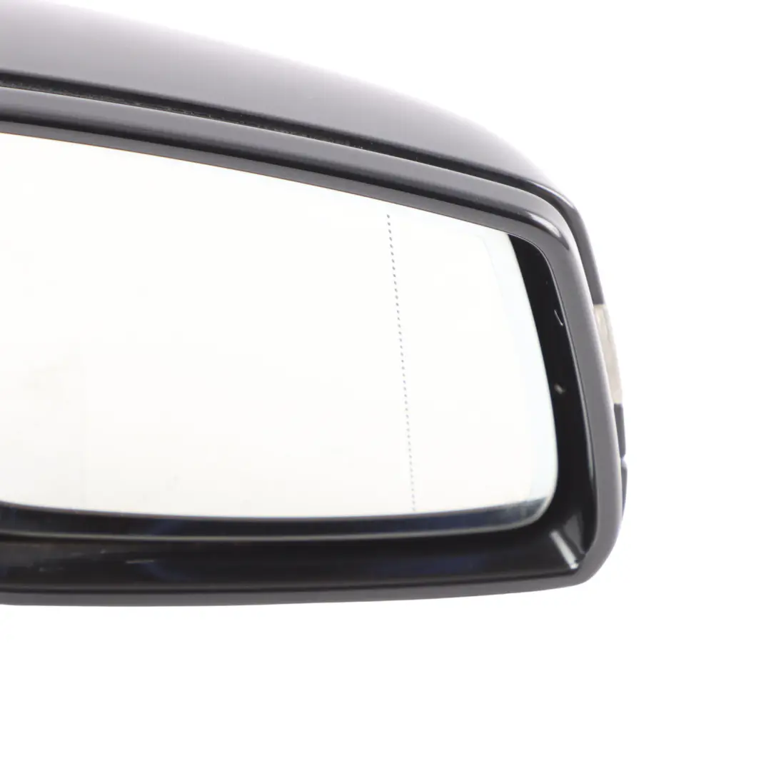 Mercedes W176 Wing Mirror Door Right O/S Power Fold Kosmos Black Metallic - 191 - SKU rhd-A1768100476-KB - Part number A1768100476