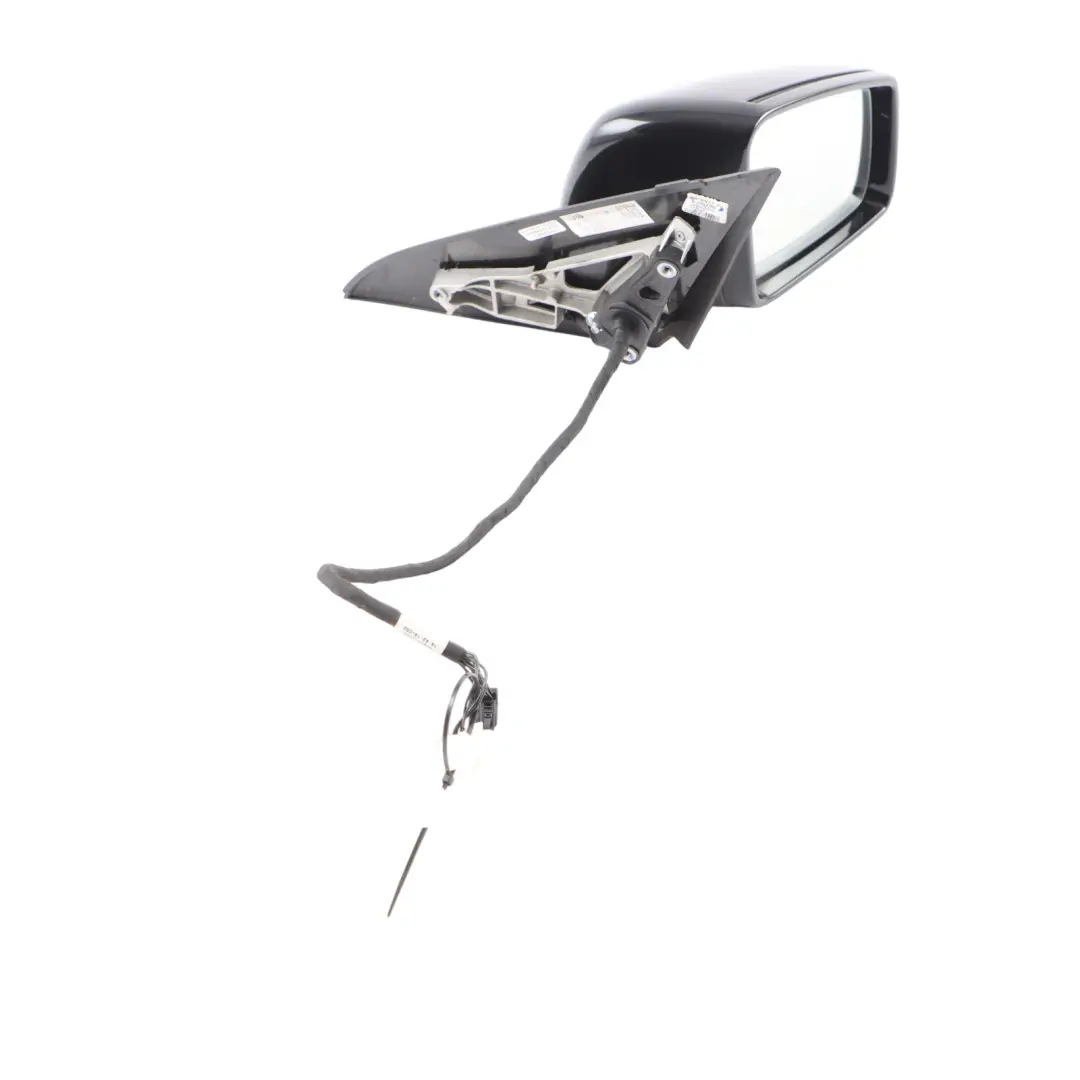 Mercedes W176 Wing Mirror Door Right O/S Power Fold Kosmos Black Metallic - 191 - SKU rhd-A1768100476-KB - Part number A1768100476