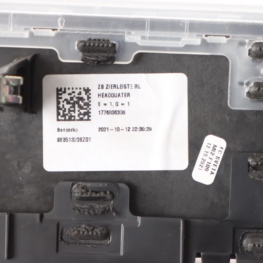 Dashboard Trim Strip Cover Panel Left N/S Side to Mercedes W177 with Part number A1776806306 Mercedes W177 Dashboard Trim Strip Cover Panel Left N/S Side - SKU RHD-A1776806306 - Part number A1776806306