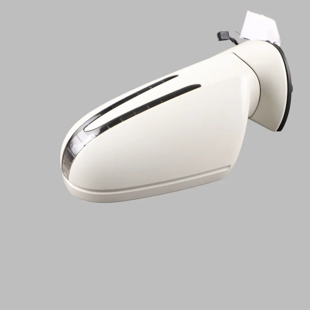 Wing Mirror Power Fold Door Left N/S Outside Calcite White 650 to Mercedes CL203 with Part number A2038109376 Mercedes CL203 Wing Mirror Power Fold Door Left N/S Outside Calcite White 650 - SKU RHD-A2038109376-CW1 - Part number A2038109376