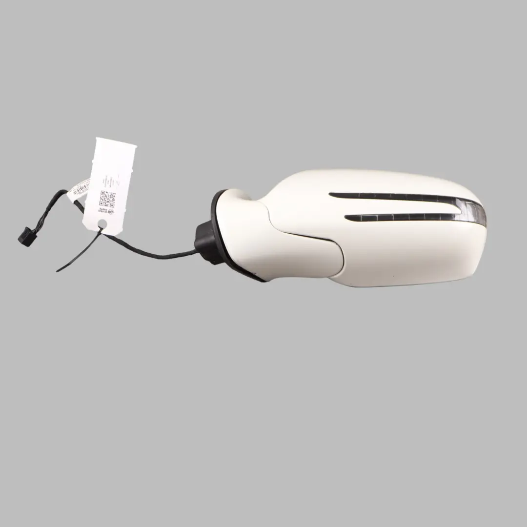 Wing Mirror Power Fold Door Left N/S Outside Calcite White 650 to Mercedes CL203 with Part number A2038109376 Mercedes CL203 Wing Mirror Power Fold Door Left N/S Outside Calcite White 650 - SKU RHD-A2038109376-CW1 - Part number A2038109376