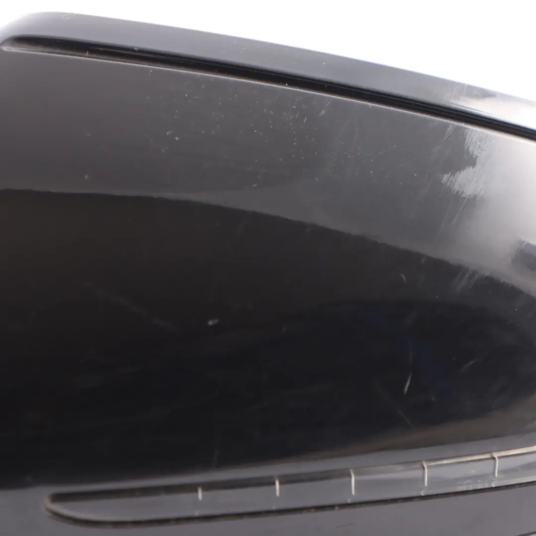 Mercedes CLC CL203 Wing Mirror Power Fold Left Door N/S Obsidian Black - 197 - SKU RHD-A2038109576-OB1 - Part number A2038109576