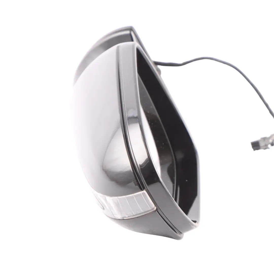 Mercedes CLC CL203 Wing Mirror Power Fold Left Door N/S Obsidian Black - 197 - SKU RHD-A2038109576-OB1 - Part number A2038109576