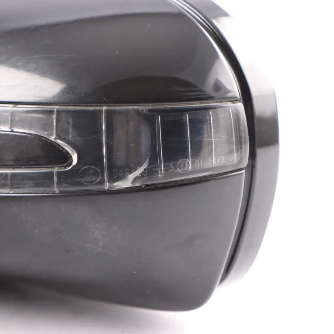 Mercedes CLC CL203 Wing Mirror Power Fold Left Door N/S Obsidian Black - 197 - SKU RHD-A2038109576-OB1 - Part number A2038109576