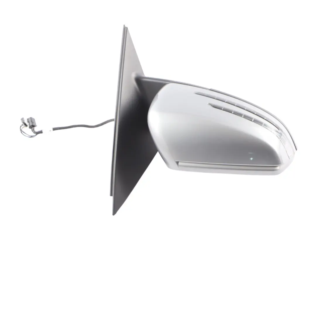 Mercedes W204 Door Wing Mirror Power Fold Right O/S Palladium Silver - 792 - SKU RHD-A2048103076-PAL1 - Part number A2048103076