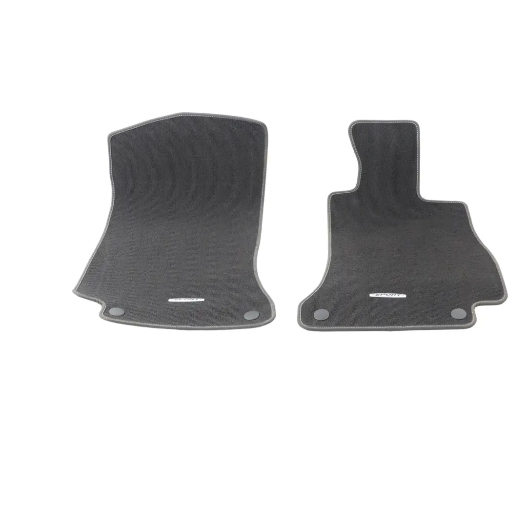 Front Rear Floor Mats Set Interior Velours Sport to Mercedes W205 with Part number A2056809702 Mercedes W205 Front Rear Floor Mats Set Interior Velours Sport - SKU RHD-A2056809702 - Part number A2056809702