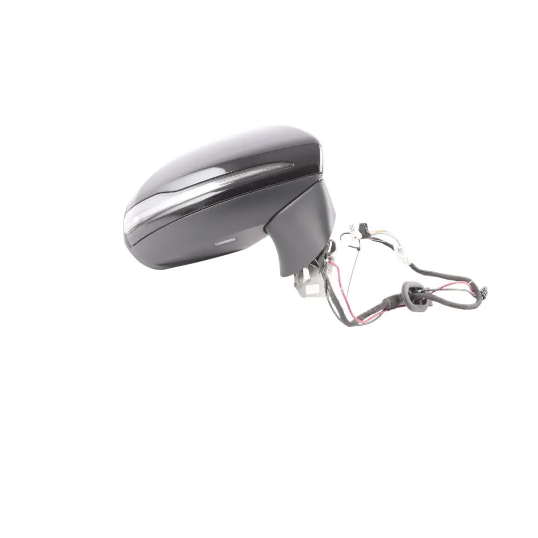 Mercedes W205 Coupe Wing Mirror Door Right O/S Obsidian Black - 197 - SKU RHD-A2058102405-OB - Part number A2058102405