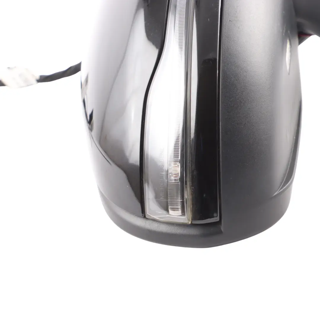 Mercedes W205 Coupe Wing Mirror Door Right O/S Obsidian Black - 197 - SKU RHD-A2058102405-OB - Part number A2058102405