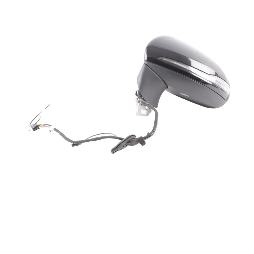 Mercedes C205 Coupe Wing Mirror Left N/S Obsidian Black Metallic - 197 - SKU RHD-A2058104105-OB1 - Part number A2058104105