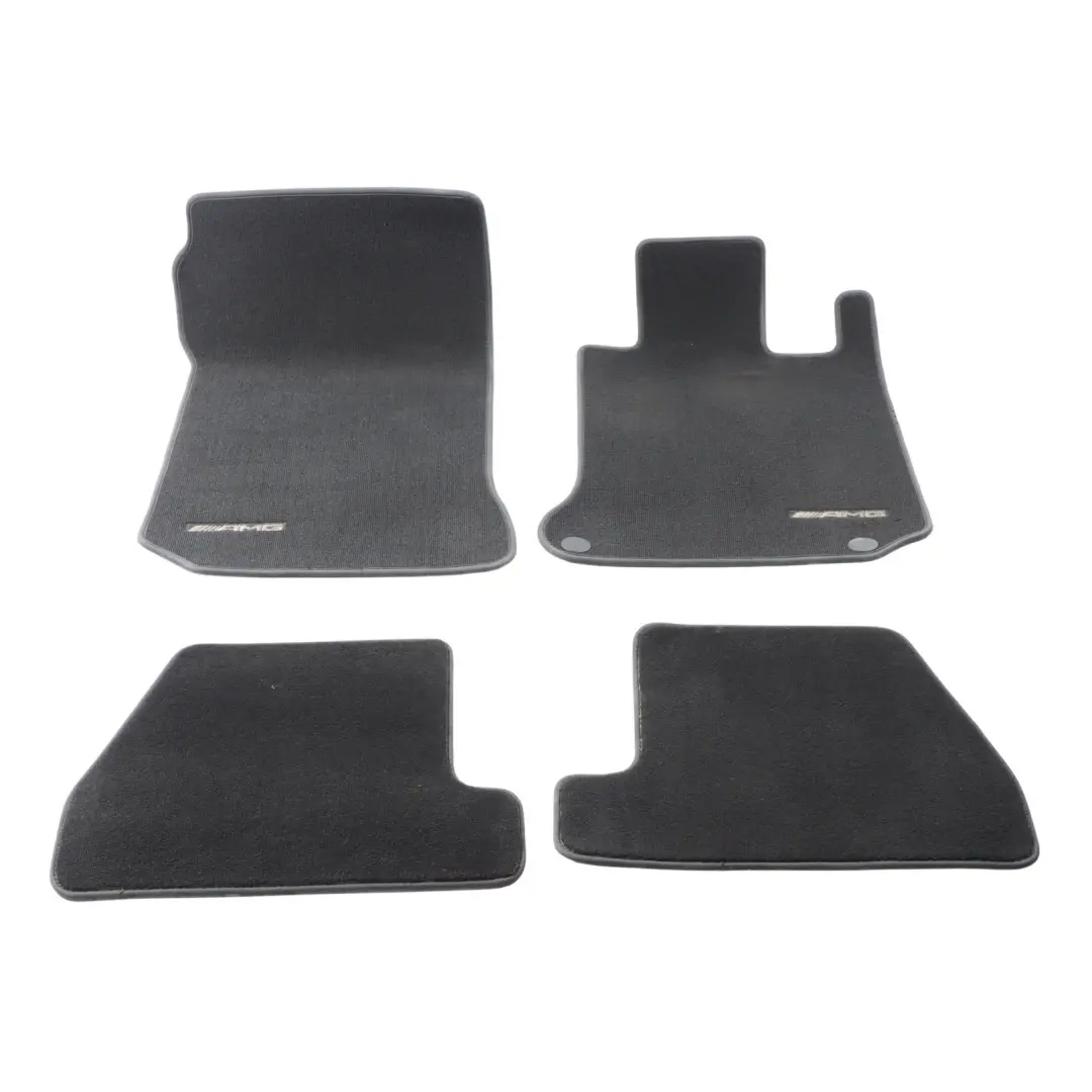 Mercedes C204 W207 Floor Mats Set AMG Interior Front Rear Footwell Floor Covers - SKU RHD-A2076802948-1 - Part number A2076802948