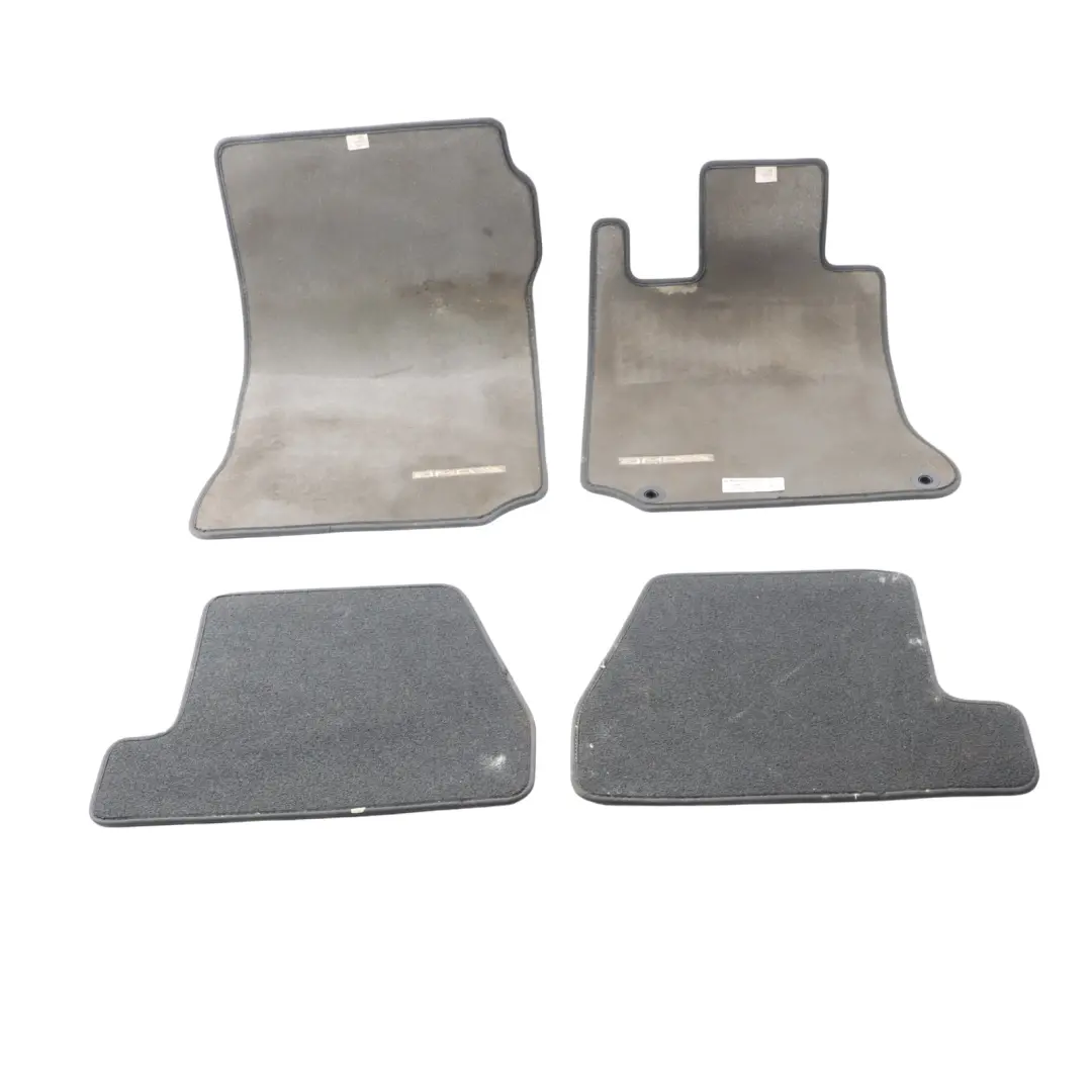 Mercedes C204 W207 Floor Mats Set AMG Interior Front Rear Footwell Floor Covers - SKU RHD-A2076802948-1 - Part number A2076802948